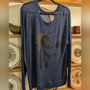 Disney Parks Goofy Light Weight Comfy Sweater Women’s US Large